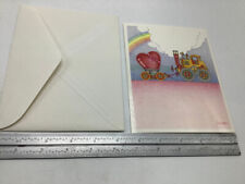UNUSED 1985 DAN COLLINS COLLECTION card & envelope -- HEART PULLED BY TRUCK picture