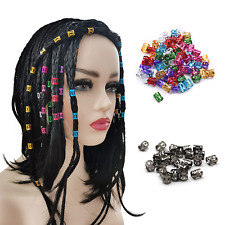240 PCS Hair Jewelry Rings for Women Braids, Dreadlock Hair Braid Cuff Hair Deco picture