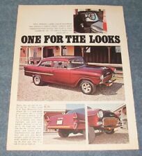 1955 Chevy 210 Sedan Vintage Custom Street Machine Article 