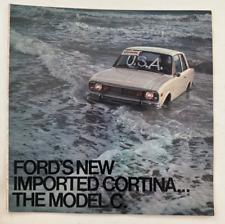 1968 Ford Cortina C GT Deluxe stationwagon sales brochure 20 pg ORIGINAL VTG VGC picture