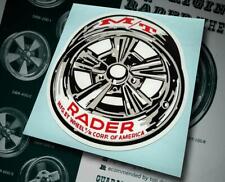 RADER WHEEL ⚙️ Vintage Style Sticker ⚙️ Decal ⚙️ M/T Mickey Thompson picture