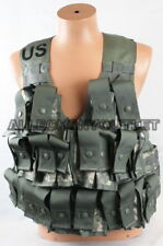 Lot of Fighting Load Carrier w/ Grenadier Set, ACU, FLC MOLLE Vest w/ 16 Pouches picture