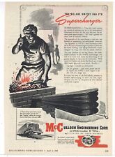 1944 McCulloch Engineering Co. Ad: Super Charger Parts. DIV of Borg Warner picture
