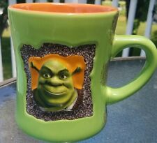Shrek Mug 4D Thumprint Coffee Mug Universal Studios 2007 Dream Works EUC picture