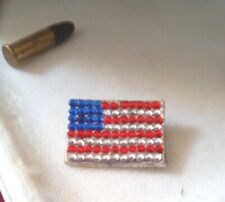 AMERICAN FLAG PIN  - GREAT FOR  BACKPACK, HAT, SHIRT, BANDANA, ETC. picture