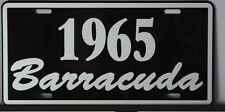 METAL LICENSE PLATE 1965 BARRACUDA FITS PLYMOUTH A BODY MOPAR FORMULA S 273  picture