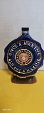 Vintage 1975 Empty Jim Beam Decanter. Once A Marine Always A Marine With The... picture