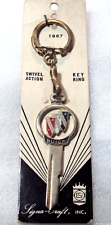 Buick 1967 Ignition Key with Detachable Keychain Fits 1967 Buick Vintage picture