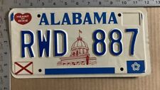 1976 Alabama license plate RWD 887 YOM DMV REAR WHEEL DRIVE classic 13572 picture