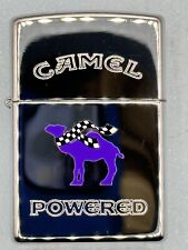 Vintage 1997 Camel Powered Racing High Polish Chrome Zippo Lighter NEW picture