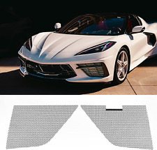 Car Vent Mesh for 2020-2023 Chevy Corvette C8, 2Pcs Aluminum Alloy Honeycomb Hol picture