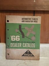 Vintage Dayco 1966 Dealer Catalog, Automotive V-Belts & Radiator Hose picture