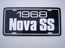 1968 Chevrolet Nova SS license plate tag 68 Super Sport Chevy Two 396 350 picture