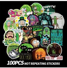 Rick & Morty 100 PCS Cartoon Sticker Waterproof Sticker For Car Skateboards picture