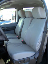 2011-2014 FORD F150-F550 SEAT COVERS FRONT 40/20/40 OPENING CENTER CONSOLE picture