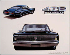 1967 Dodge Charger 426 Hemi Mopar Art Print Lithograph picture