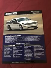 2005 To 2009 Shelby Supercharged Brochure picture
