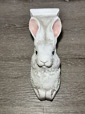 One Vintage Bunny The Stone Bunny1995 Wall Bracket Signed By Telle Stein picture