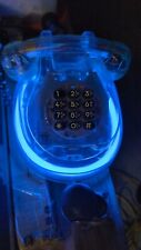 Vintage Dapy / Loys Blue Neon Telephone Phone - France - COOL - SHIPS FREE picture