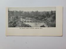Jericho Mills Bridge Upstream 1911 Civil War Picture picture