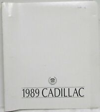 1989 Cadillac Short-Lead Media Info Press Kit - Allante DeVille Seville Eldorado picture