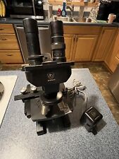 Vintage AO Spencer Buffalo NY Stereo Microscope W/ Light American Optics picture