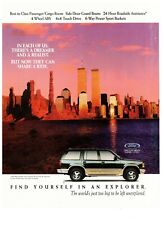 Ford Explorer Twin Towers Vintage 1995 Print Ad picture