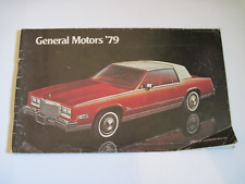 1979 GENERAL MOTORS FULL LINE GM SALES BROCHURE - '79 - 38 Pages picture