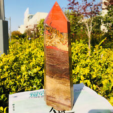 2980g Natural red jasper obelisk crystal energy column reiki healing hot sale picture
