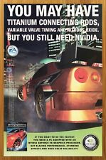 2005 NVIDIA Geforce FX Graphics Card Print Ad/Poster Need For Speed Underground picture