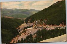 Postcard CO Salida Gunnison Hwy US 50 Descending Wester Slope Monarch Pass picture