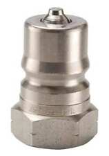 Parker Sh8-63-T16 Hydraulic Quick Connect Hose Coupling, 303 Stainless Steel picture