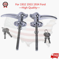 LOCKS Outside Locking Door Handles For 1932 Ford 3 Window 1933 1934 For MATCHING picture