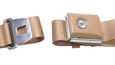 New Parchment seat Belt Deluxe Mustang Falcon Cougar Push Button Price is Each picture