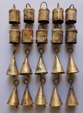 20 Pcs Handmade Decorative Christmas Bells Home Décor Vintage Style Rusting Bell picture