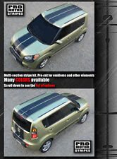 For KIA SOUL 2008-2019 Over Top Center Double Stripes Decals (Choose Color) picture