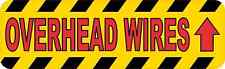 Caution Overhead Wire Magnet Car Truck Vehicle Magnetic Sign picture