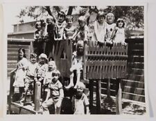 Vintage 10X8 Glossy Black And White Group Photo School Children picture
