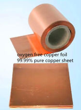 Oxygen Free Copper Foil 99.99% High Purity Copper Sheet for Scientific Research picture