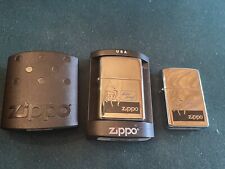 Lot Of 2 Zippo Advertising Lighters Sealed  2000, 2004 picture