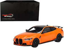 BMW M4 M-Performance (G82) Fire Orange with Carbon Top 1/18 Model Car picture