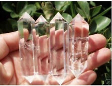 Beautiful 80-90MM 4pcs NATURAL Clear Quartz Double Terminated Crystal point picture
