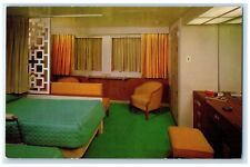 c1960 SS Oregon Mail Canada Mail Japan Cargo Liner Bedroom Washington Postcard picture