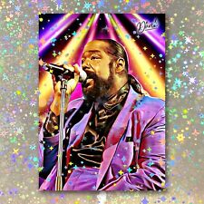 Barry White Holographic Headliner Sketch Card Limited 1/5 Dr. Dunk Signed picture