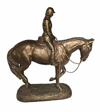 Austin  Sculpture Bronze Race Horse & Jockey  15
