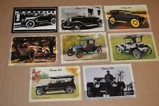 ★★LOT OF 8-1911-18 CHEVY PROMO COLLECTOR TRADING CARDS-MODEL D FA C H ROYAL MAIL picture