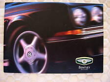 BENTLEY OFFICIAL MODELS BRIEF HISTORY BROCHURE MODEL YEAR 2001 USA EDITION picture