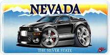 2007-09 Shelby GT500 Super Snake Mustang Muscle Car-toon License Plate NEW picture
