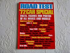 1972  ROAD TEST  MAGAZINE - VERY  GOOD CONDITION picture