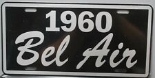 METAL LICENSE PLATE 1960 60 BEL AIR FITS CHEVY SEDAN STATION WAGON 283 348 409 picture